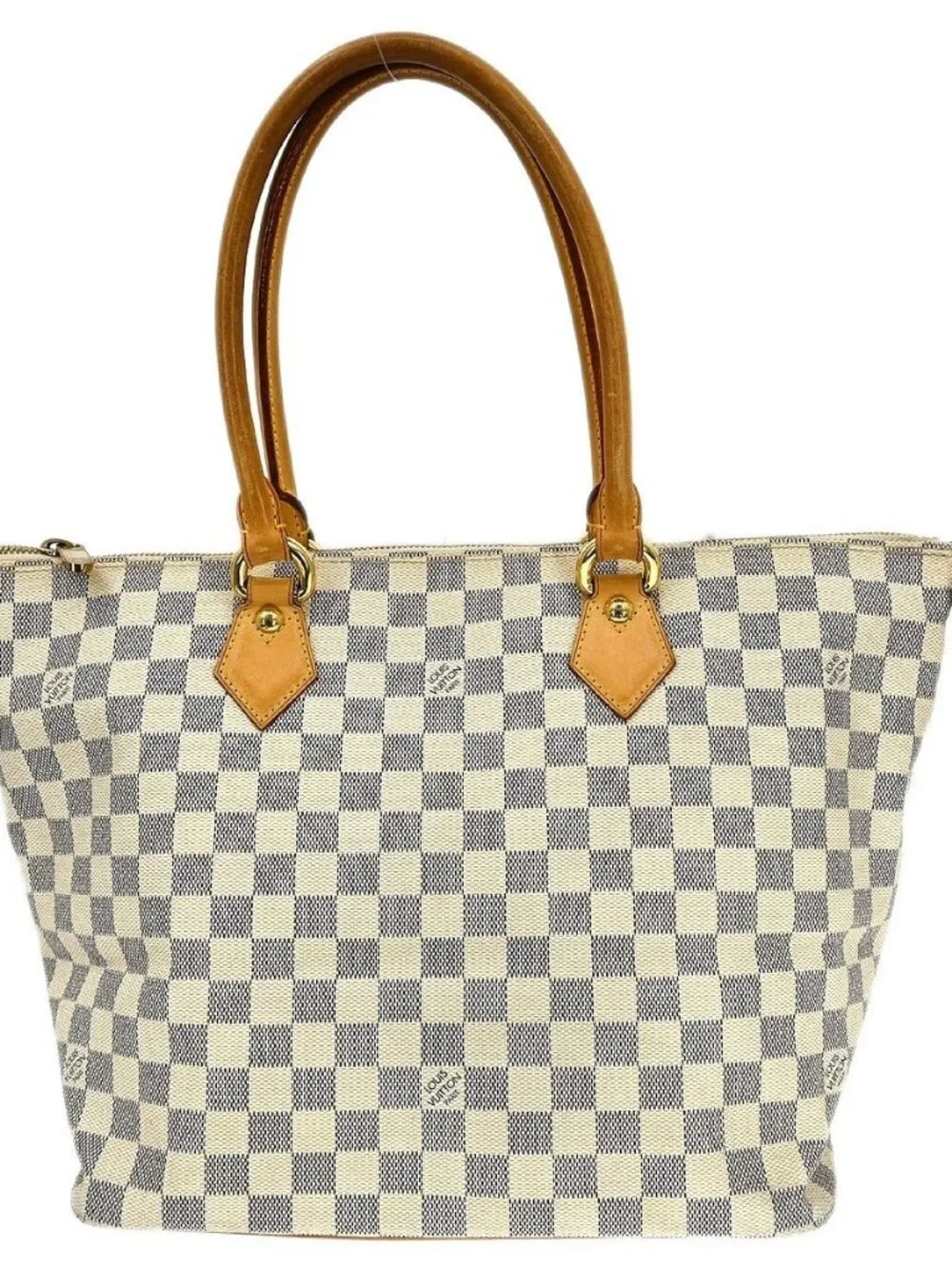 Best02 LOUIS VUITTON DAMIER AZUR SALEYA MM TOTE BAG